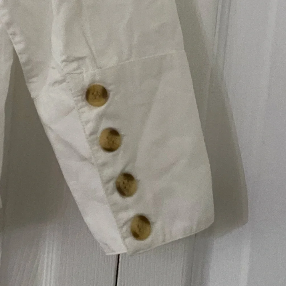 ULLA JOHNSON Penelope Poplin Blouse Button Accents 6 - Picture 11 of 14